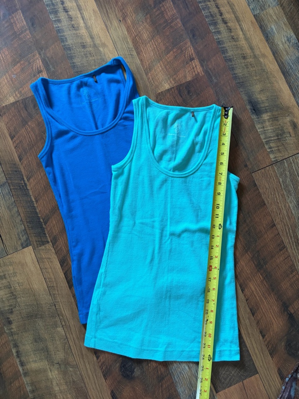 Set of Two Tommy Bahama Tank Tops - Aqua & Royal Blue